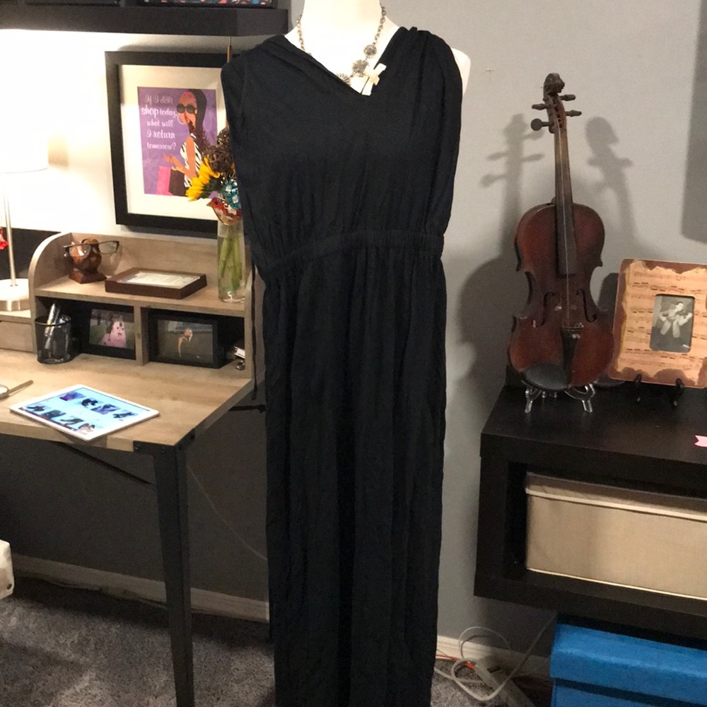 Joie joie black maxi dress size small